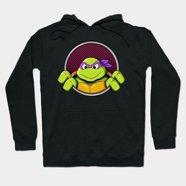 Turtle power Donnie Hoodie by nicitadesigns